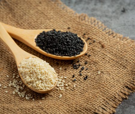 black and white sesame seeds