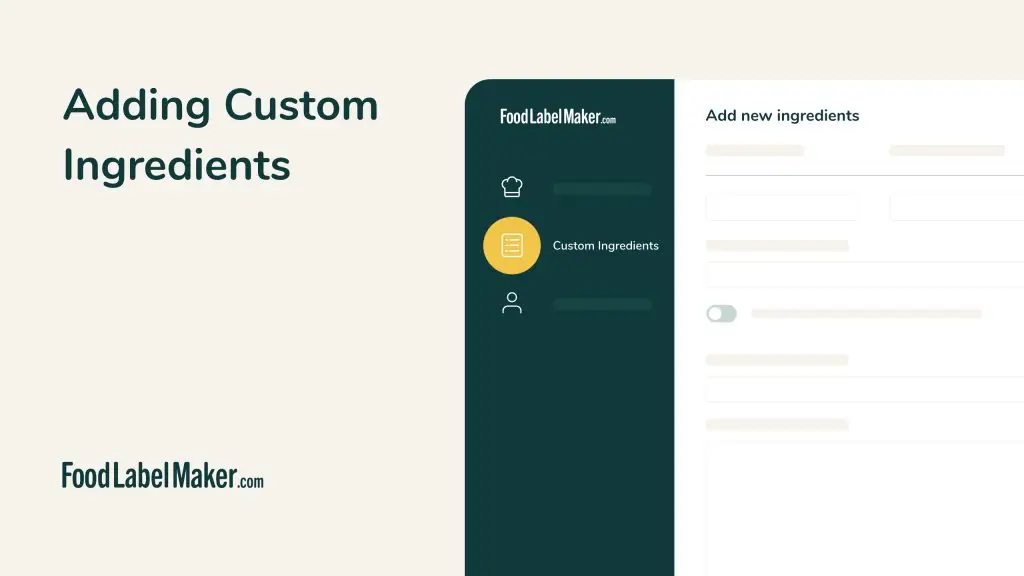 Adding Custom Ingredients