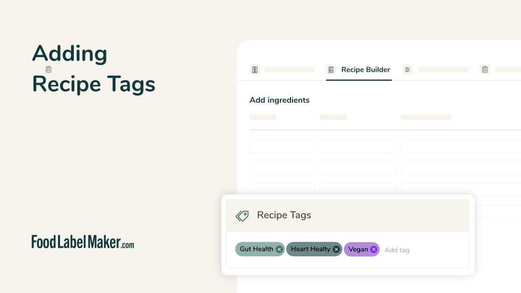 Recipe Tags